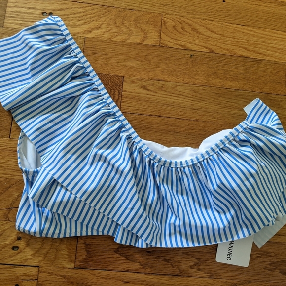 NWT VIMPUNEC Striped Ruffle Bikini - Picture 2 of 10